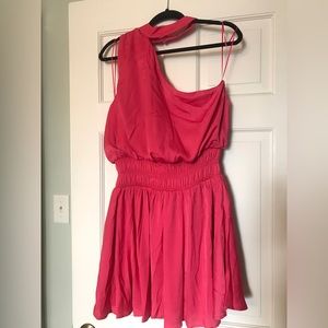 💖🎀Large Raspberry Pink One Shoulder Dress🎀💖